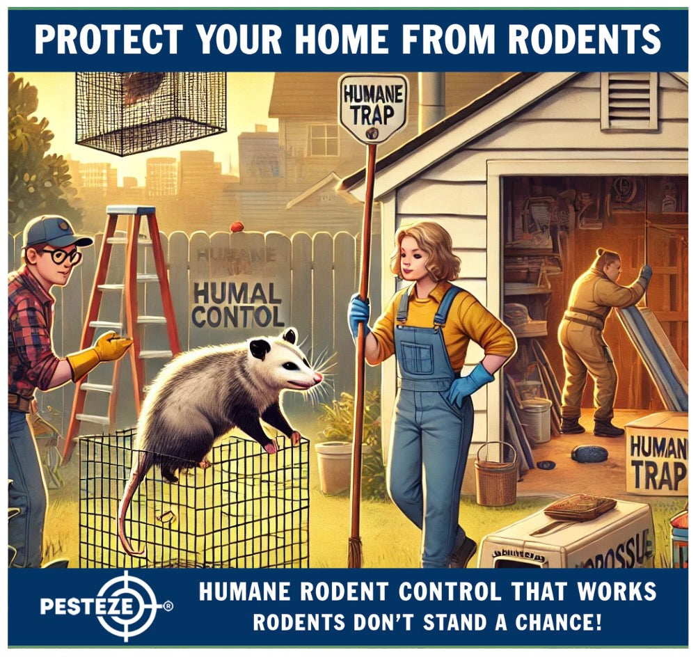 HUMANE WAYS TO REMOVE OPOSSUMS FROM YOUR HOME SAFELY!