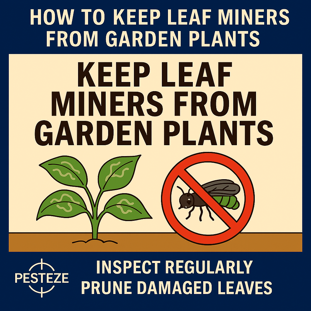 PROTECT YOUR GARDEN PLANTS – KEEP LEAF MINERS AWAY NATURALLY
