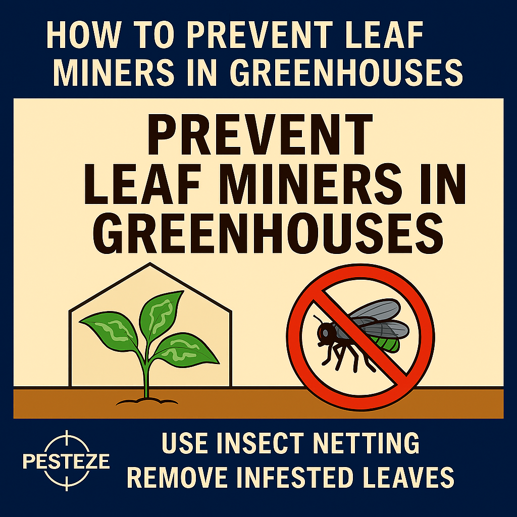 KEEP YOUR GREENHOUSE LEAF-MINER FREE WITH SIMPLE PREVENTION STRATEGIES