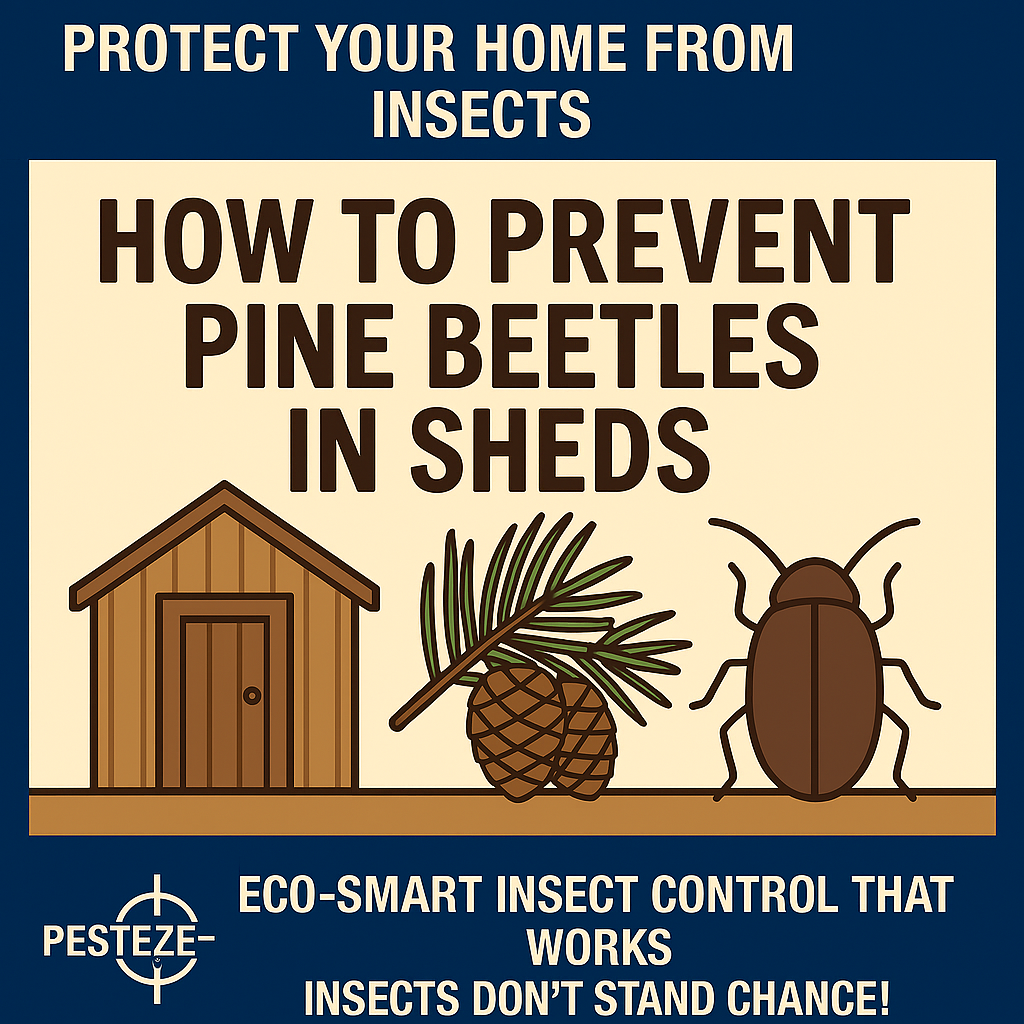 STOP PINE BEETLES FROM INFESTING YOUR SHED