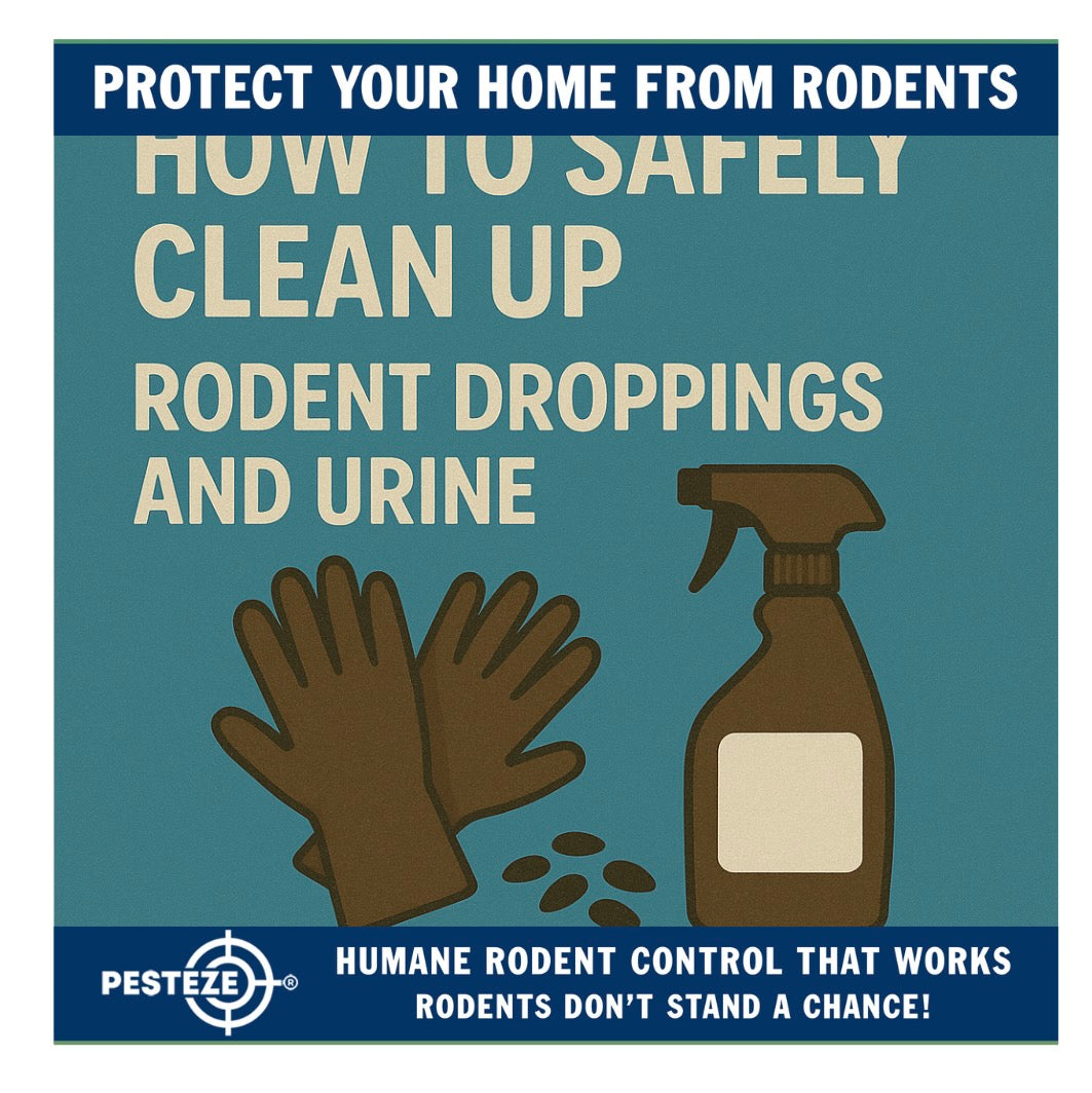 HOW TO SAFELY CLEAN UP RODENT DROPPINGS AND URINE