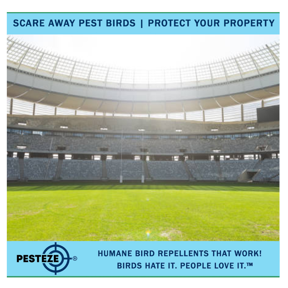 BIRD DETERRENTS FOR STADIUMS AND ARENAS: KEEP YOUR VENUE BIRD-FREE!
