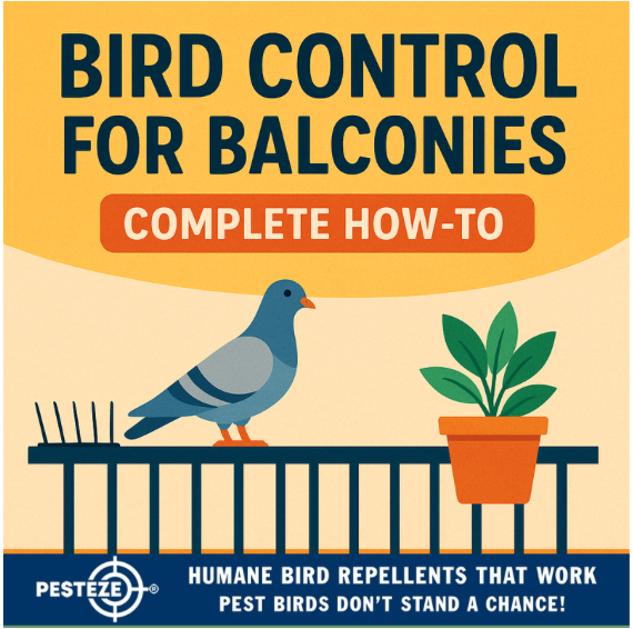 KEEP YOUR BALCONY CLEAN, QUIET & BIRD-FREE—THE RIGHT WAY