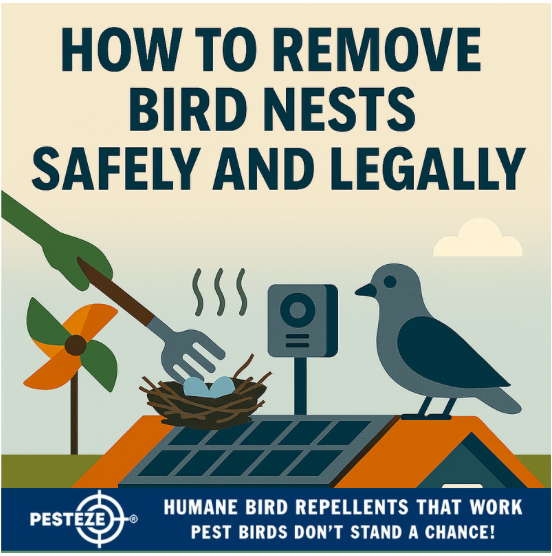 HOW TO REMOVE BIRD NESTS SAFELY AND LEGALLY