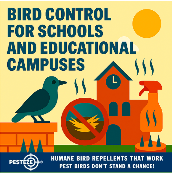 BIRD CONTROL FOR SCHOOLS AND EDUCATIONAL CAMPUSES
