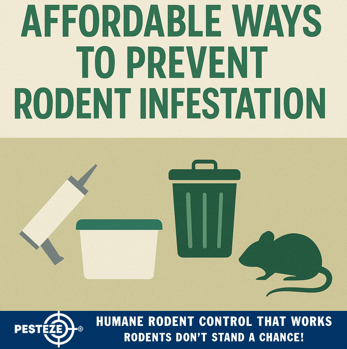 AFFORDABLE WAYS TO PREVENT RODENT INFESTATION