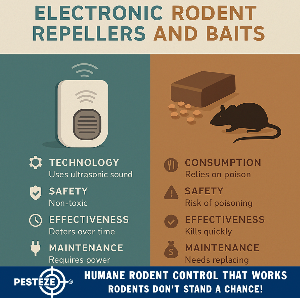 COMPARING ELECTRONIC RODENT REPELLERS AND BAITS