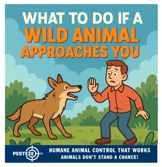 WHAT TO DO IF A WILD ANIMAL APPROACHES YOU