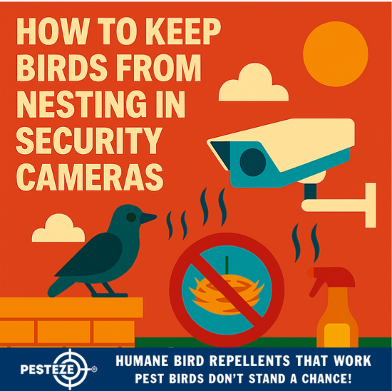 HOW TO KEEP BIRDS FROM NESTING IN SECURITY CAMERAS
