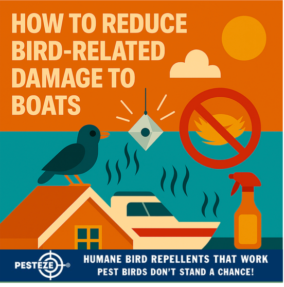 HOW TO REDUCE BIRD-RELATED DAMAGE TO BOATS