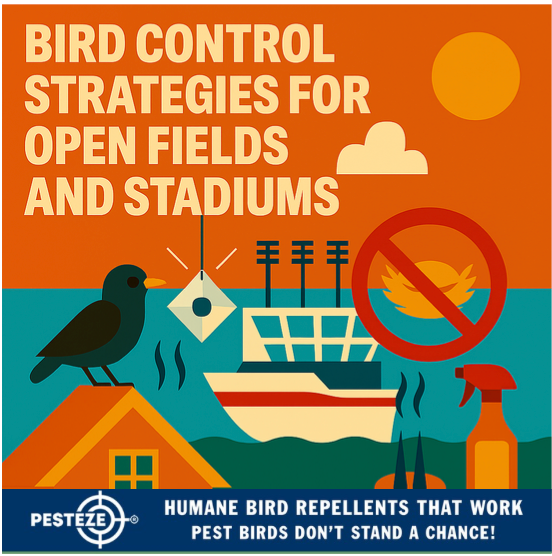 BIRD CONTROL STRATEGIES FOR OPEN FIELDS AND STADIUMS