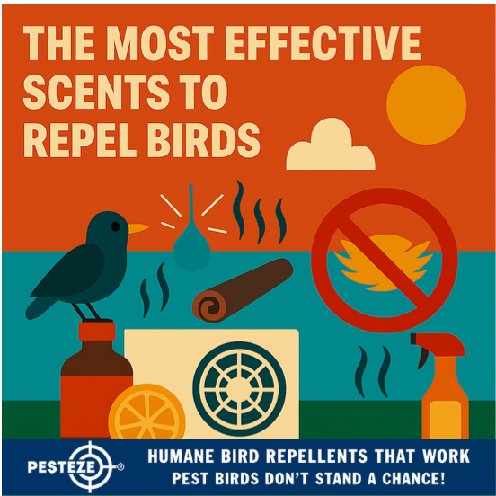 THE MOST EFFECTIVE SCENTS TO REPEL BIRDS