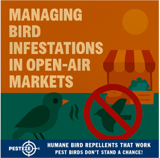 MANAGING BIRD INFESTATIONS IN OPEN-AIR MARKETS