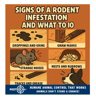 SIGNS OF A RODENT INFESTATION AND WHAT TO DO