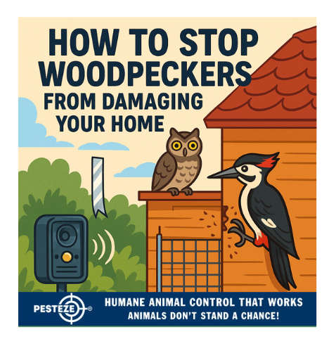 HOW TO STOP WOODPECKERS FROM DAMAGING YOUR HOME