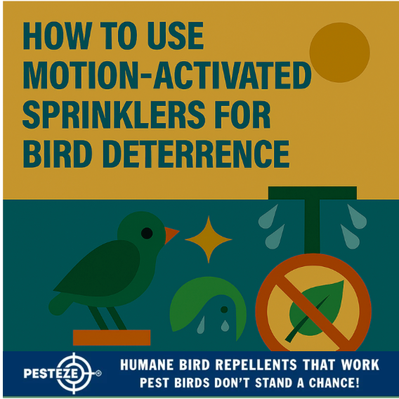 HOW TO USE MOTION-ACTIVATED SPRINKLERS FOR BIRD DETERRENCE