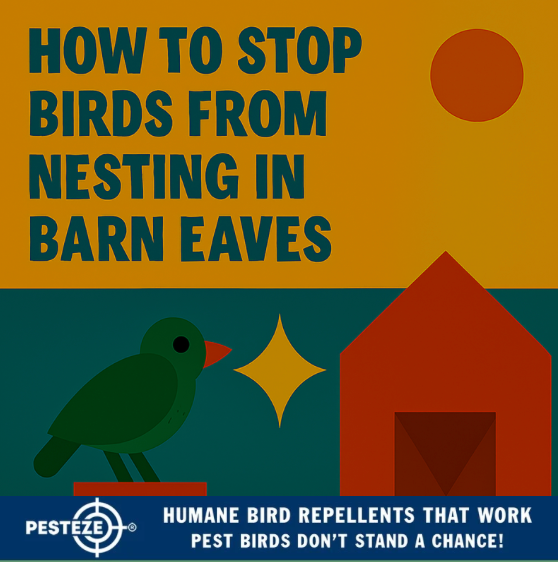 HOW TO STOP BIRDS FROM NESTING IN BARN EAVES