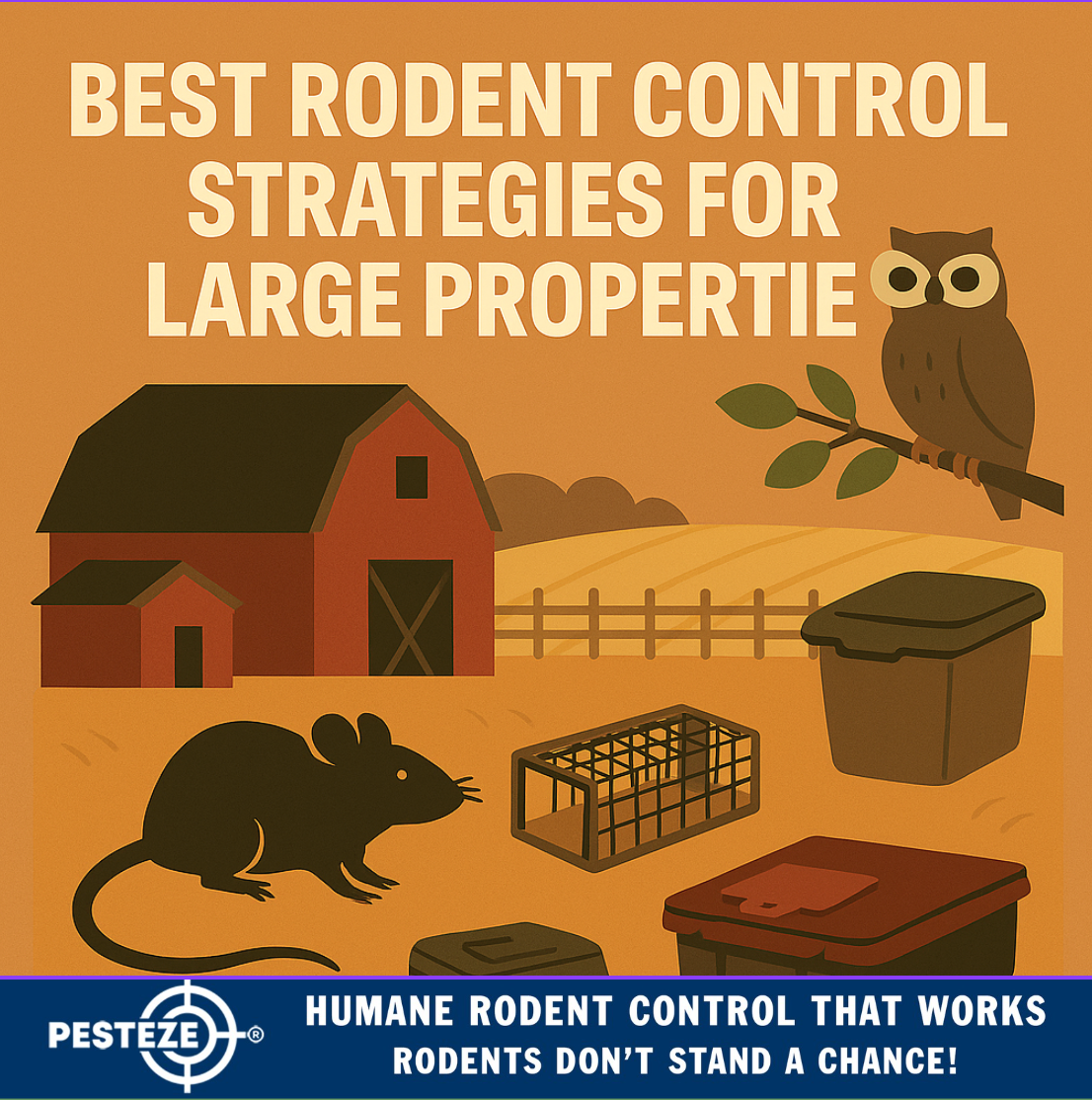 BEST RODENT CONTROL STRATEGIES FOR LARGE PROPERTIES