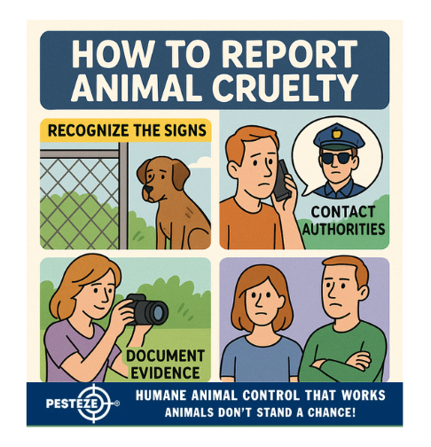 HOW TO REPORT ANIMAL CRUELTY IN YOUR AREA