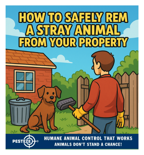 HOW TO SAFELY REMOVE A STRAY ANIMAL FROM YOUR PROPERTY