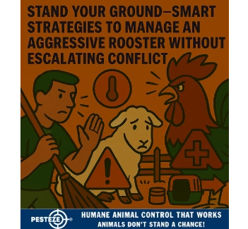 MANAGING A ROOSTER THAT BECOMES AGGRESSIVE