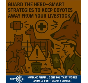 HOW TO KEEP COYOTES AWAY FROM YOUR LIVESTOCK