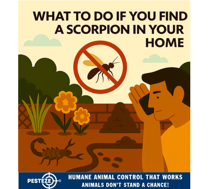 WHAT TO DO IF YOU FIND A SCORPION IN YOUR HOME