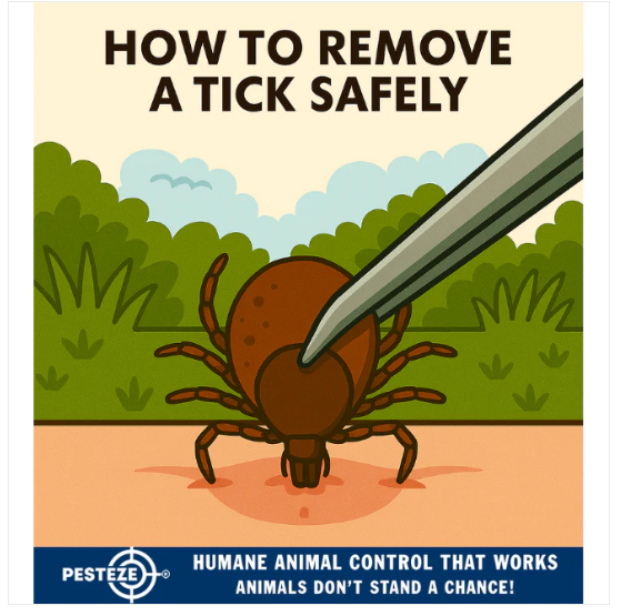 HOW TO REMOVE A TICK SAFELY