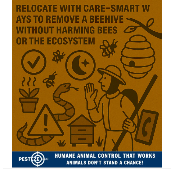 HOW TO GET RID OF A BEEHIVE WITHOUT HARMING BEES