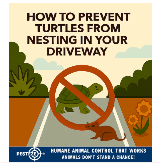 HOW TO PREVENT TURTLES FROM NESTING IN YOUR DRIVEWAY