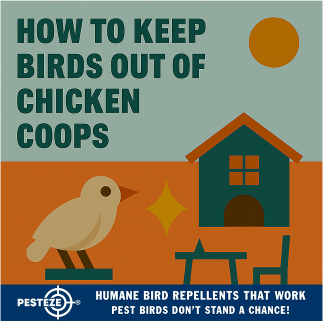HOW TO KEEP BIRDS OUT OF CHICKEN COOPS
