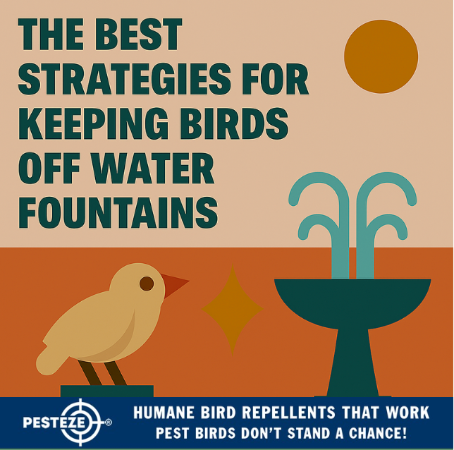 THE BEST STRATEGIES FOR KEEPING BIRDS OFF WATER FOUNTAINS