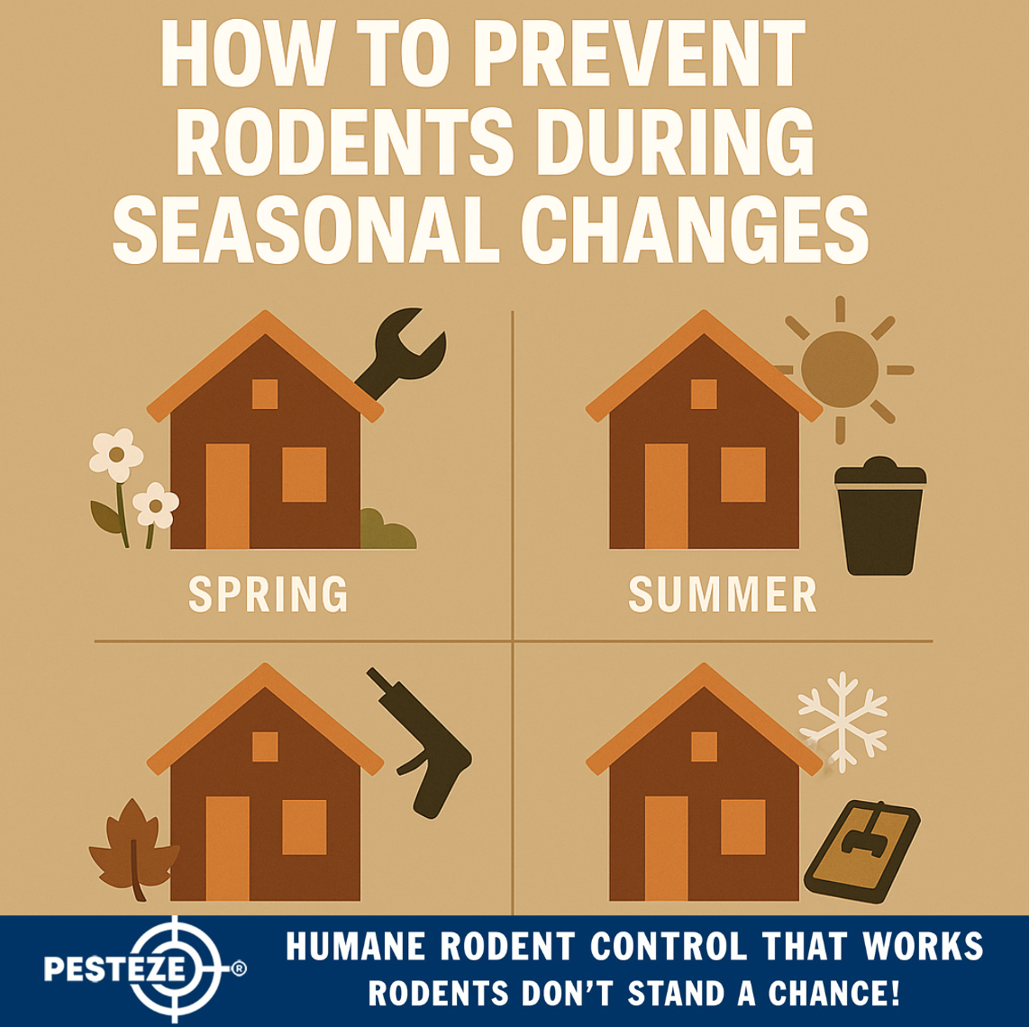 HOW TO PREVENT RODENTS DURING SEASONAL CHANGES