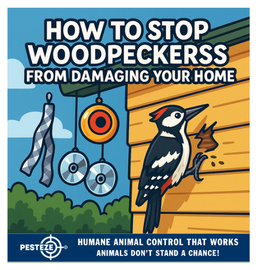 HOW TO STOP WOODPECKERS FROM DAMAGING YOUR HOME