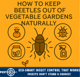 HOW TO KEEP BEETLES OUT OF VEGETABLE GARDENS NATURALLY