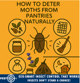 HOW TO DETER MOTHS FROM PANTRIES NATURALLY