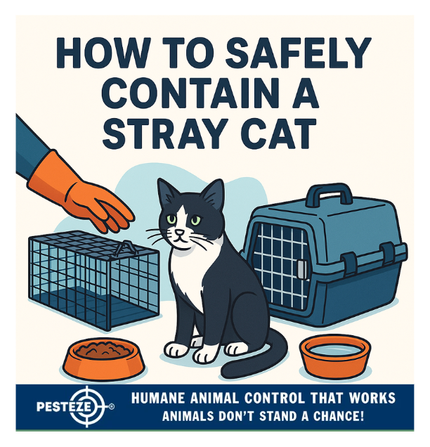 HOW TO SAFELY CONTAIN A STRAY CAT