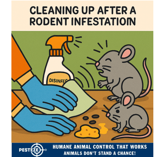 CLEANING UP AFTER A RODENT INFESTATION