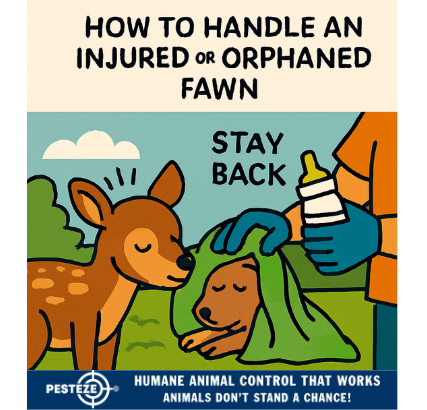 HOW TO HANDLE AN INJURED OR ORPHANED FAWN