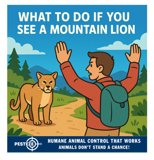 WHAT TO DO IF YOU SEE A MOUNTAIN LION