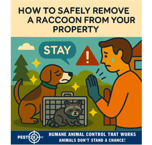 HOW TO SAFELY REMOVE A RACCOON FROM YOUR PROPERTY