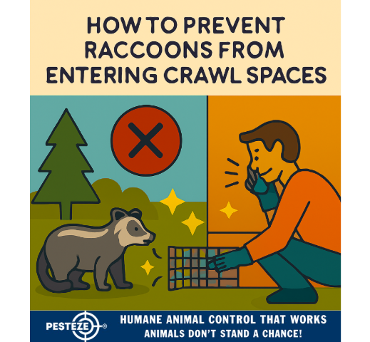 HOW TO PREVENT RACCOONS FROM ENTERING CRAWL SPACES