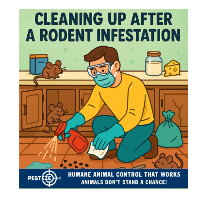 CLEANING UP AFTER A RODENT INFESTATION