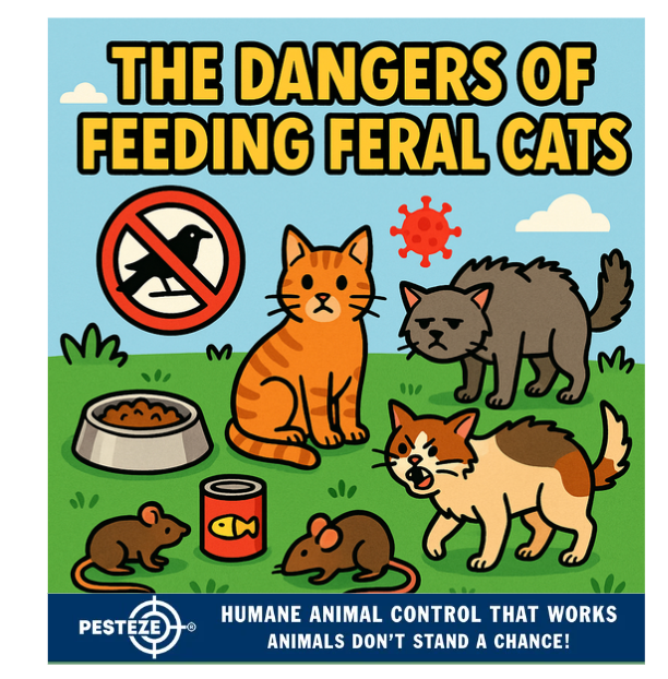 THE DANGERS OF FEEDING FERAL CATS