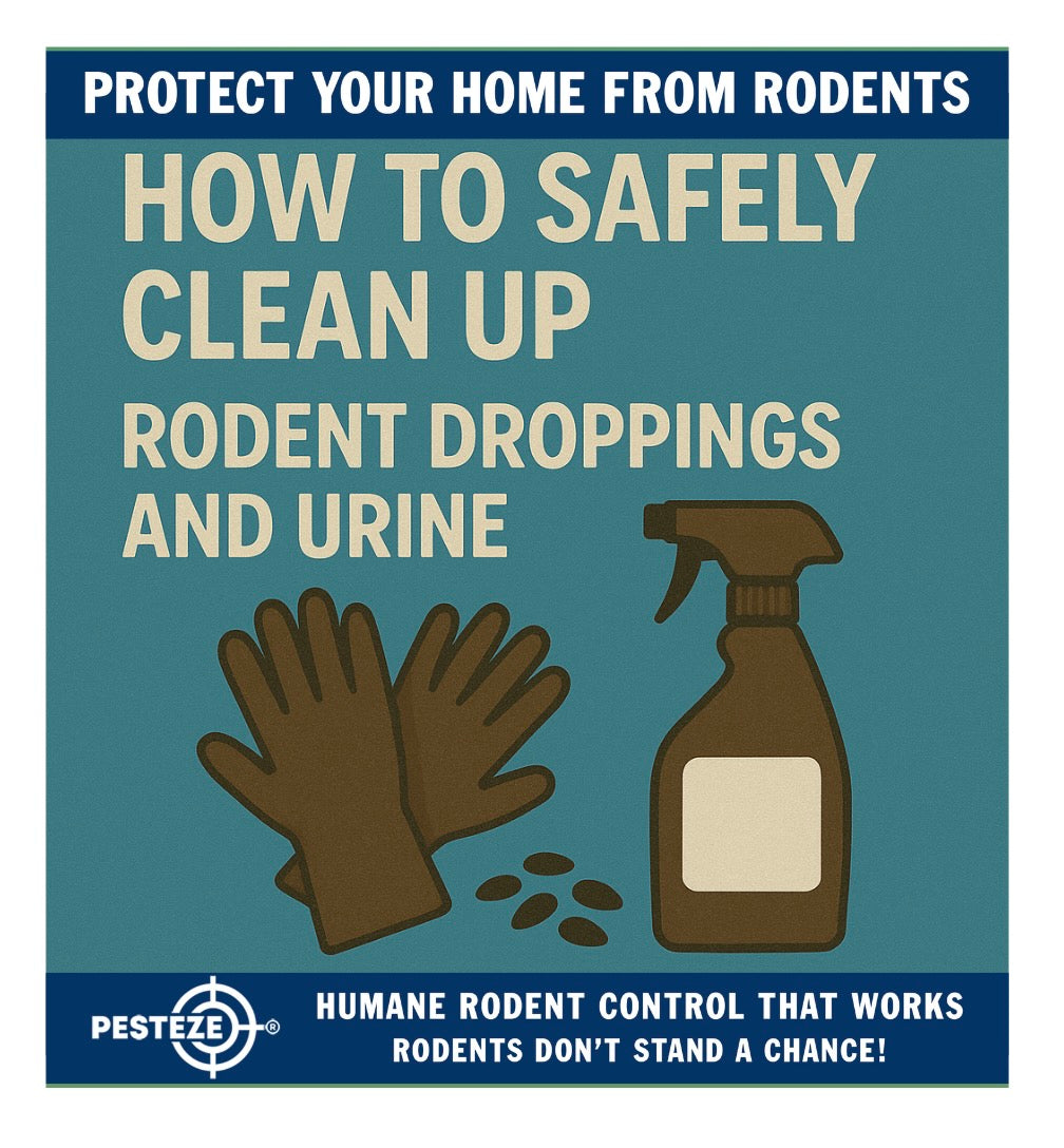 HOW TO SAFELY CLEAN UP RODENT DROPPINGS AND URINE
