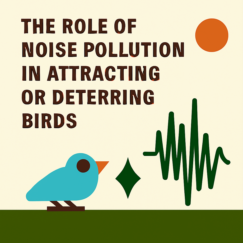 THE ROLE OF NOISE POLLUTION IN ATTRACTING OR DETERRING BIRDS