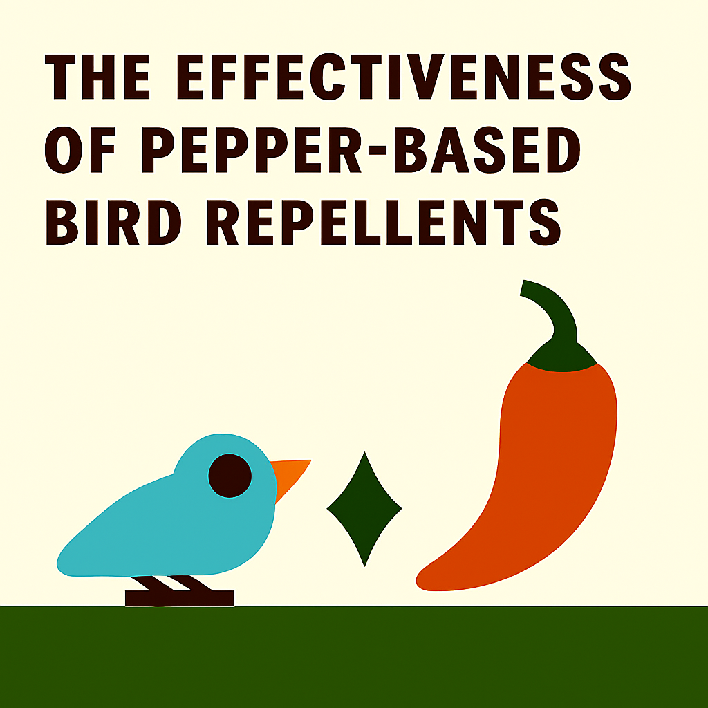 THE EFFECTIVENESS OF PEPPER-BASED BIRD REPELLENTS