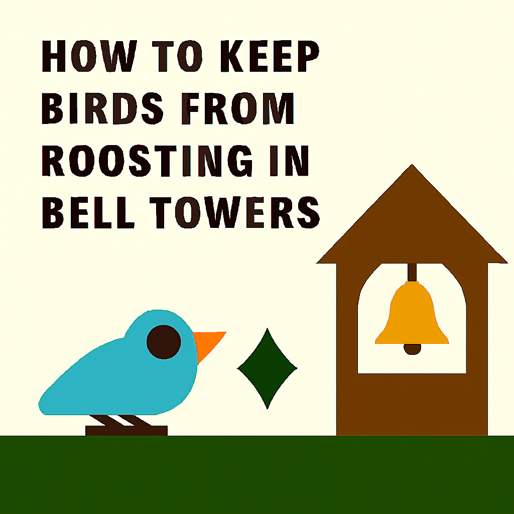 HOW TO KEEP BIRDS FROM ROOSTING IN BELL TOWERS