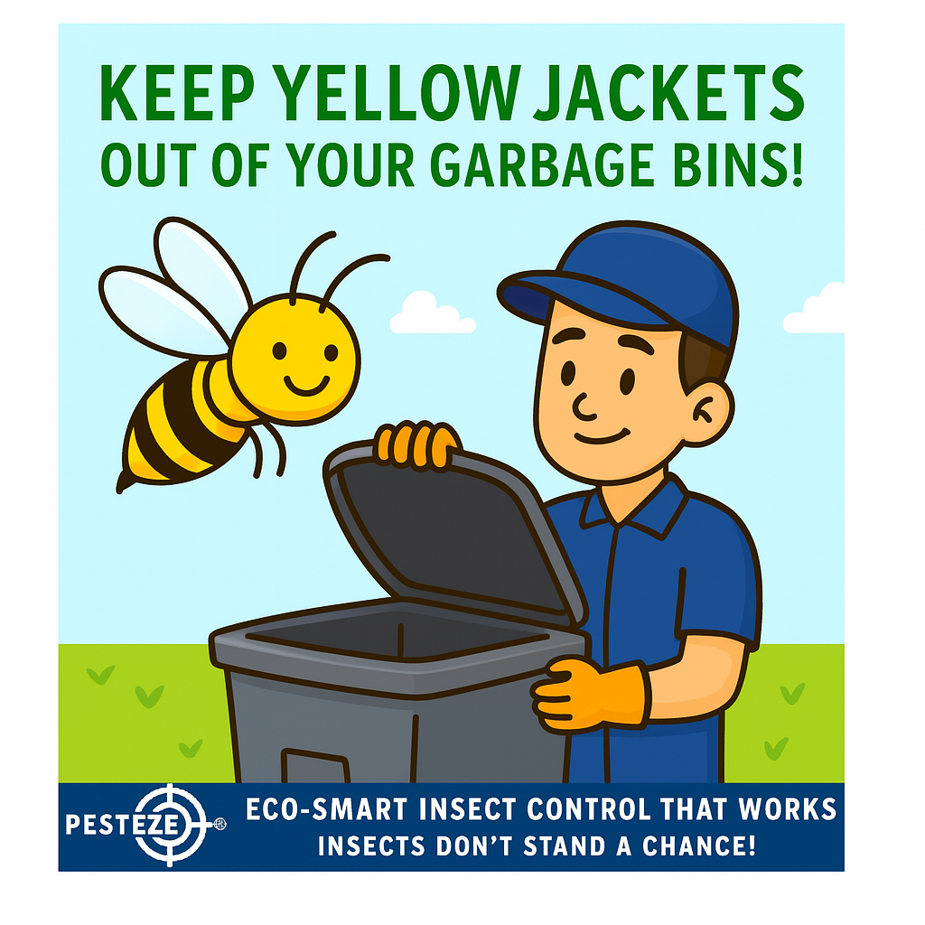 KEEP YELLOW JACKETS OUT OF YOUR GARBAGE BINS!