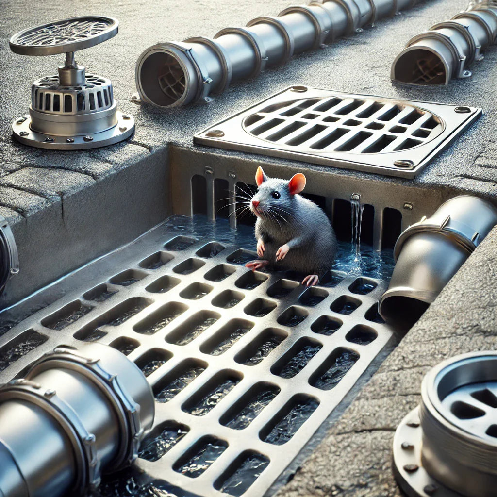 STOPPING RATS FROM INVADING YOUR DRAINS AND PIPES